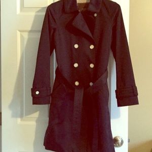 Fabulous Coach Trench - Navy EUC